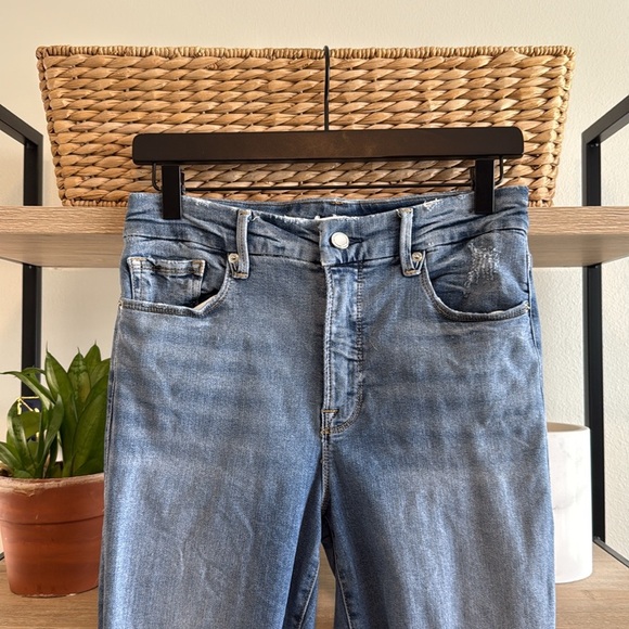 Good American Good Legs Mid-Rise Distressed Skinny Ankle Jeans, 8 / 29 - Picture 2 of 8